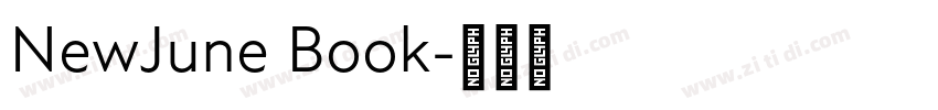 NewJune Book字体转换